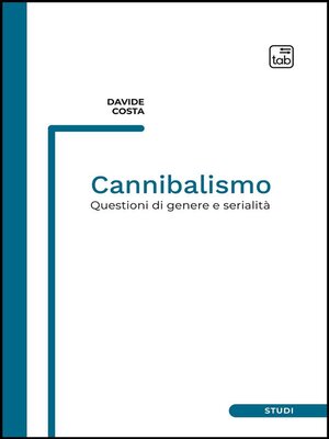 cover image of Cannibalismo